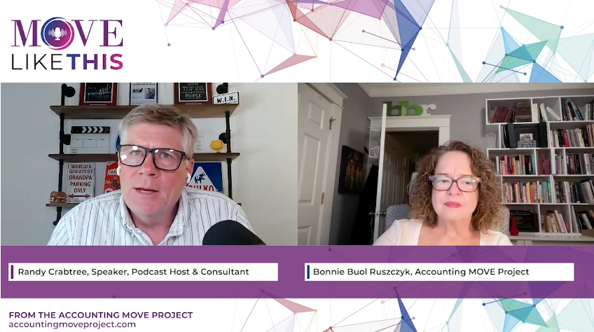 Screenshot of Bonnie & Randy on podcast